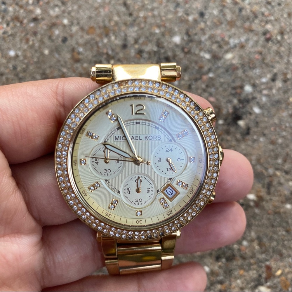 Parker Gold-tone  Michael Kors Watch